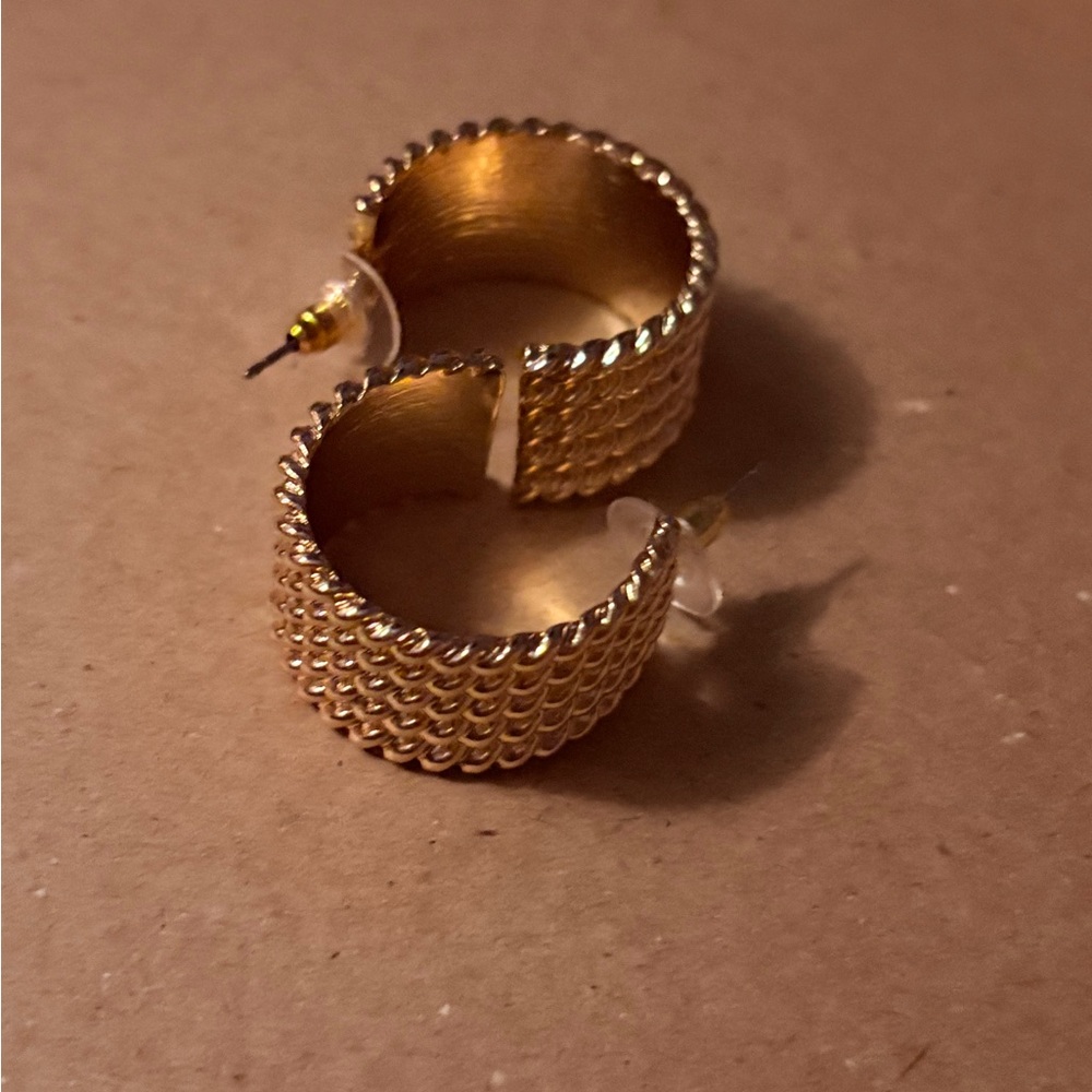 Elegant Gold Hoop Earrings